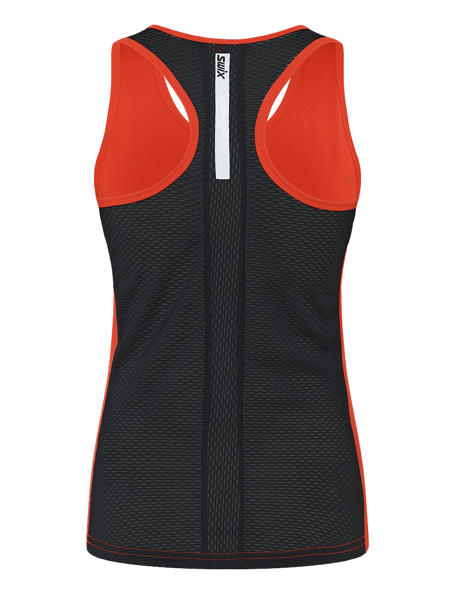 Swix - Roadline Singlet W - tank tops - 99992-fiery red - 1