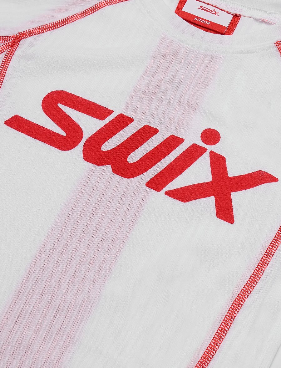 Swix - Roadline RaceX Short Sleeve Jr - 00000-bright white - 2