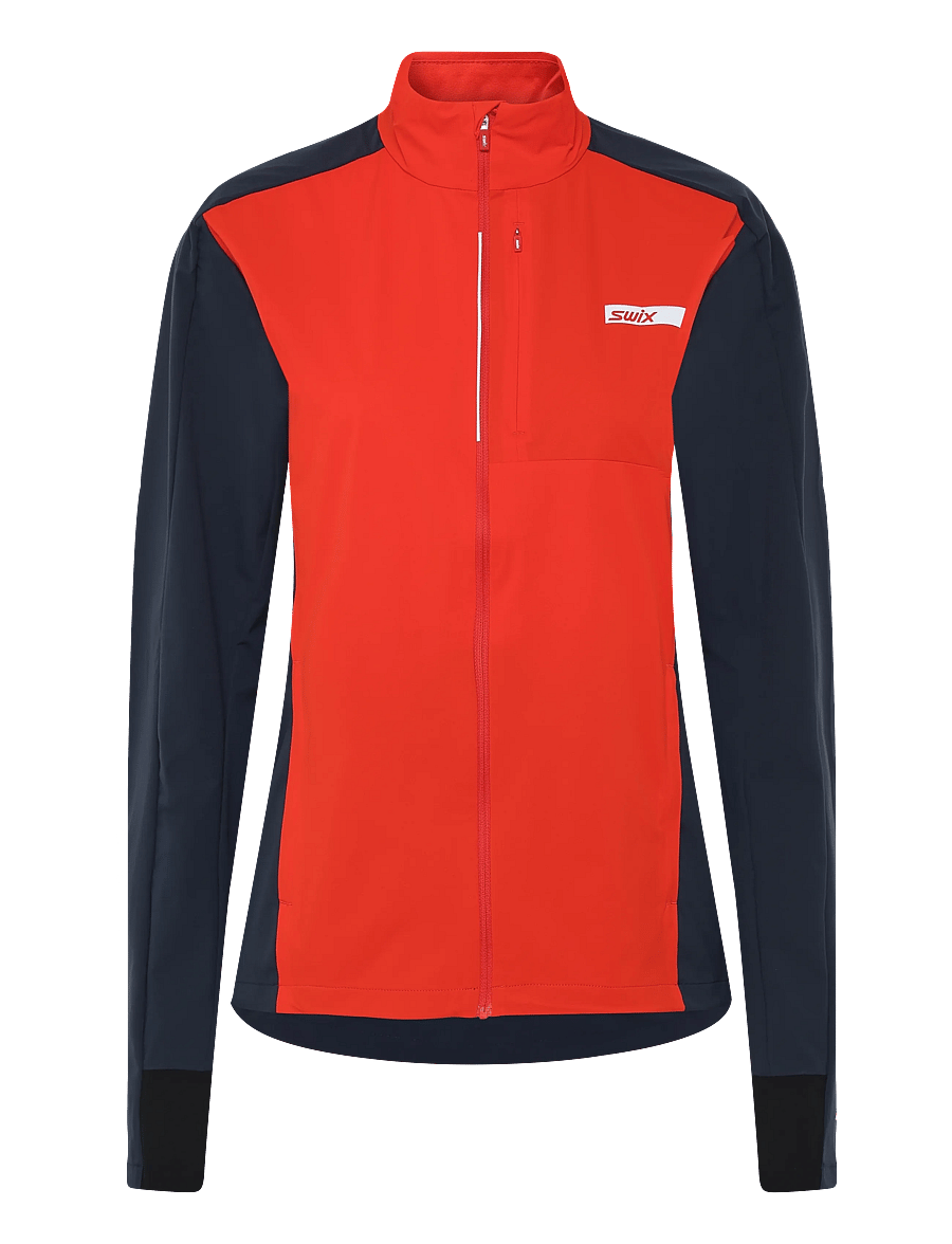 Swix - Roadline Wind Jacket M - 99981-fiery red/dark navy - 0