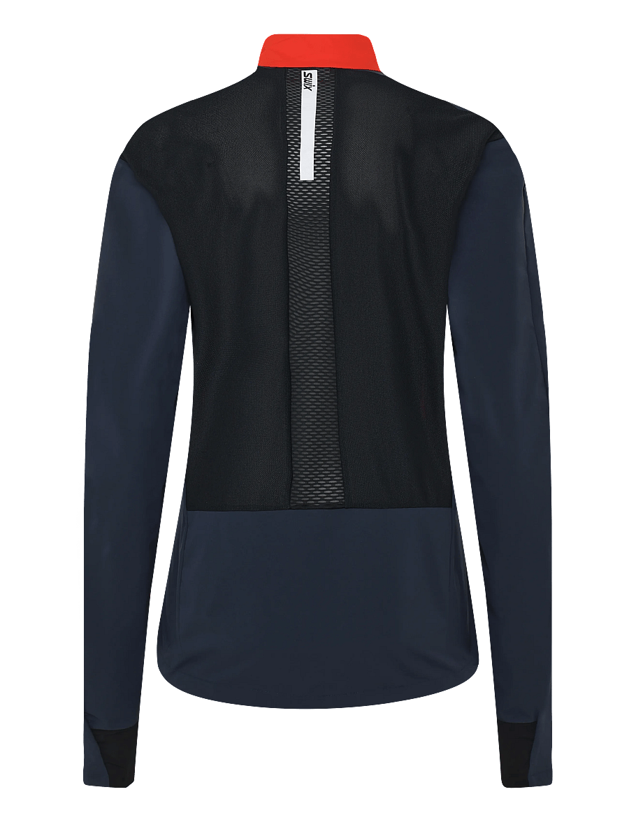 Swix - Roadline Wind Jacket M - 99981-fiery red/dark navy - 1