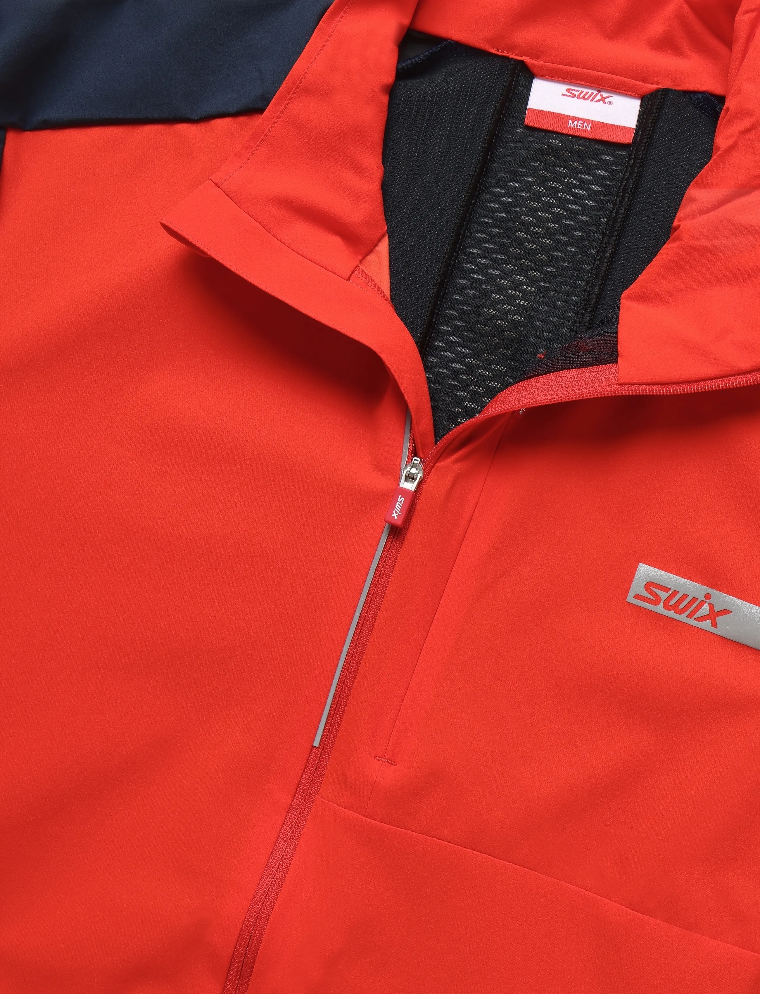 Swix - Roadline Wind Jacket M - 99981-fiery red/dark navy - 2