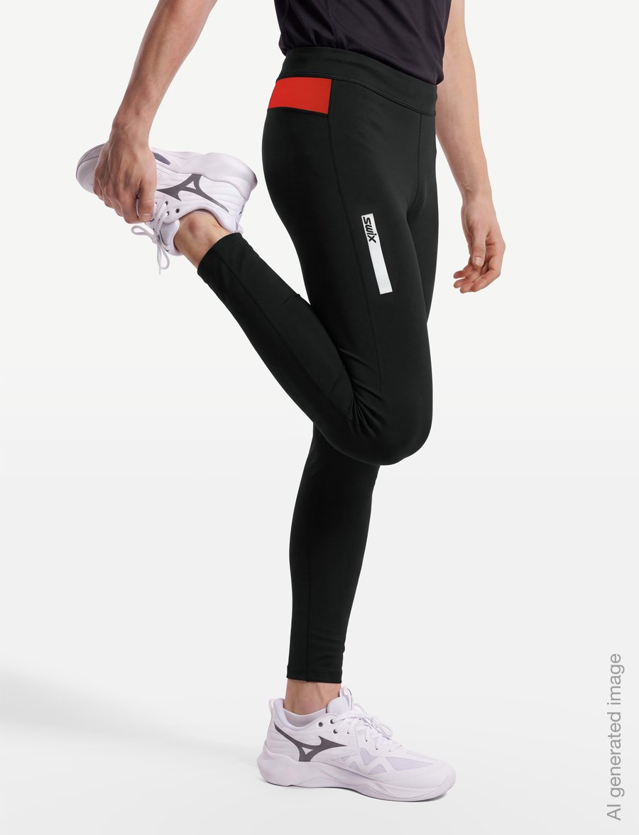 Swix - Roadline Tights M - løbetights - 10000-black - 3
