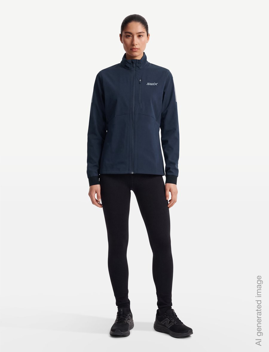 Swix - Pace Wind Jacket W - trainingsjacken - 75100-dark navy - 0