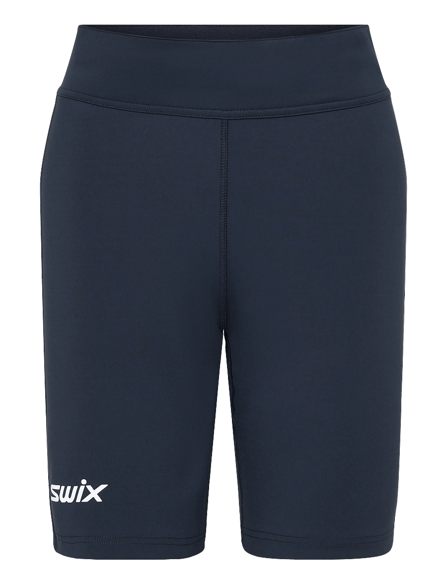 Swix - Pace High Waist Half Tights W - löparshorts - 75100-dark navy - 0