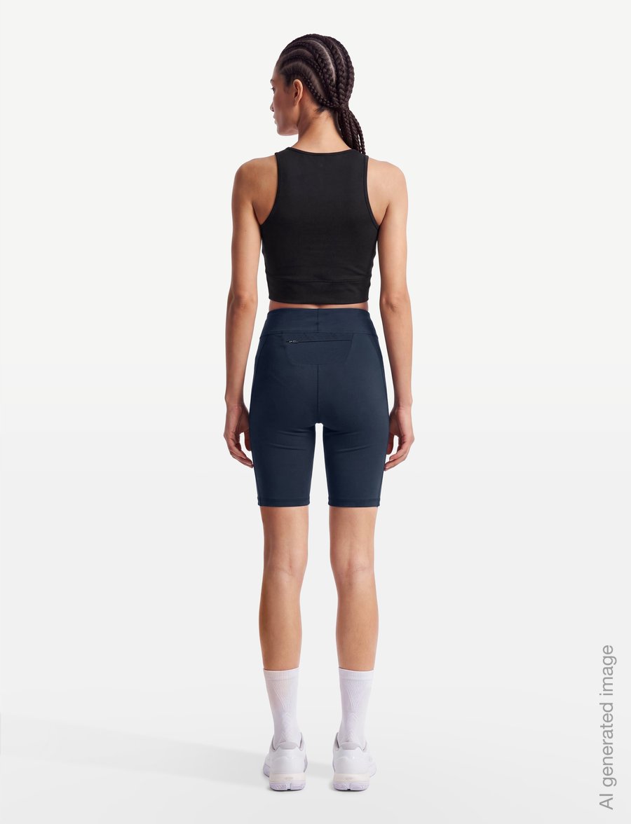 Swix - Pace High Waist Half Tights W - lühikesed jooksupüksid - 75100-dark navy - 4