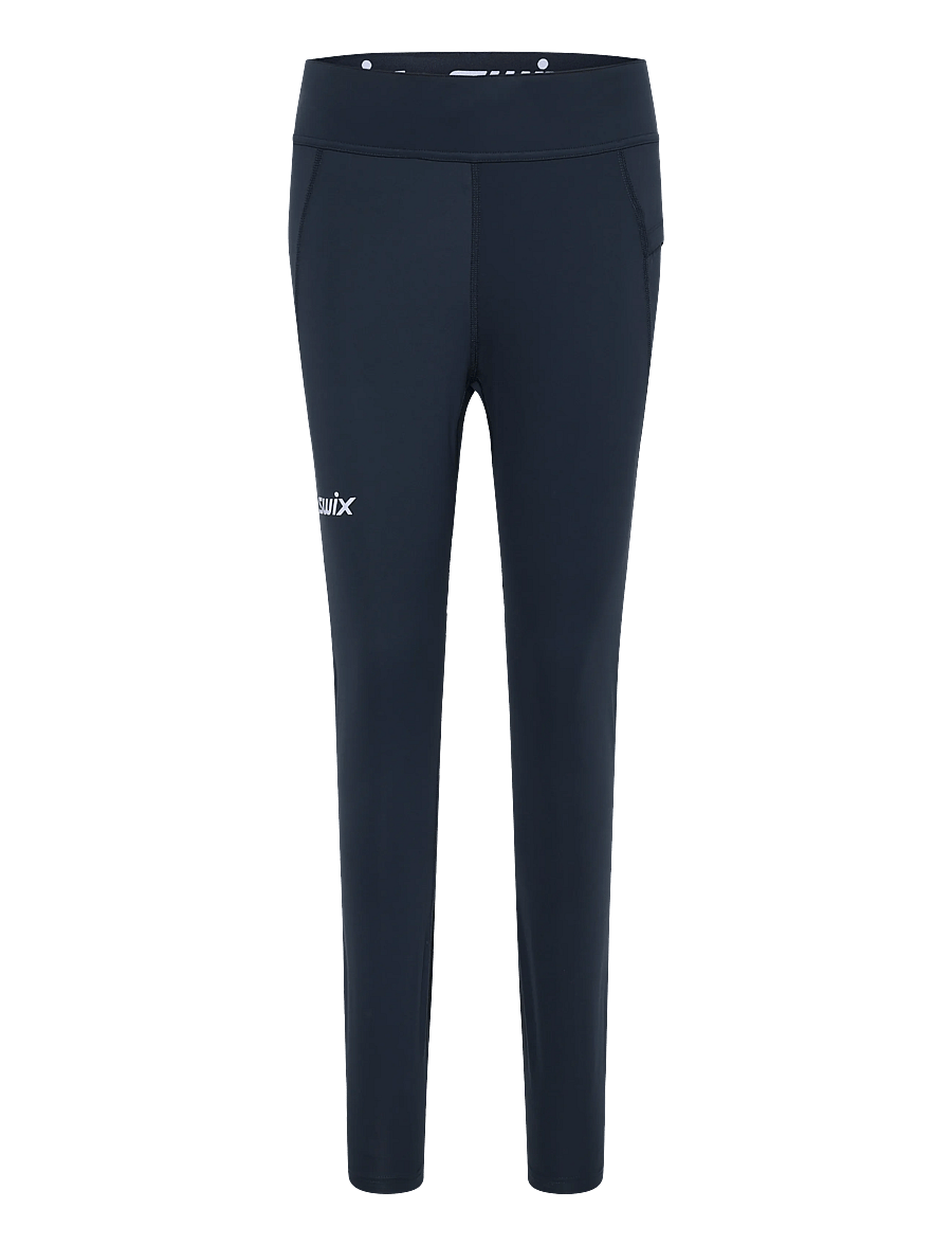 Swix - Pace High Waist Tights W - löpartights - 75100-dark navy - 0