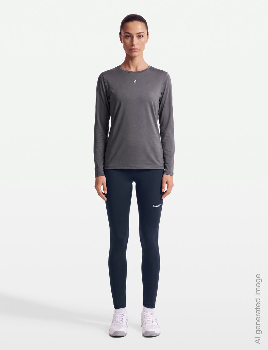 Swix - Pace High Waist Tights W - fuld længde - 75100-dark navy - 0