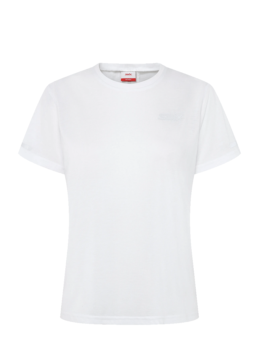Swix - Pace Short Sleeve W - t-shirts - 00000-bright white - 0