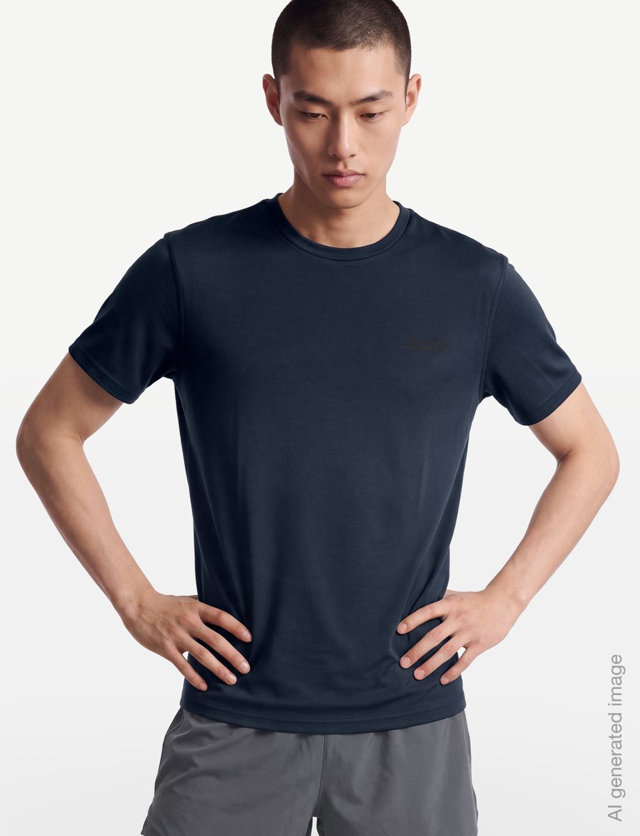 Swix - Pace NTS Short Sleeve Baselayer Top M - funktionsunterwäsche - oberteile - 75100-dark navy - 3