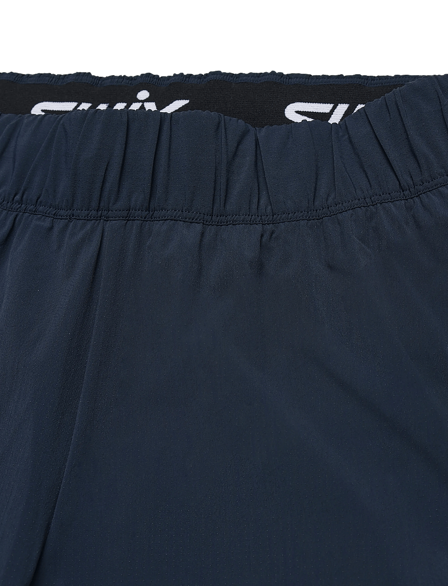 Swix - Pace Hybrid Shorts M - laufshorts - 75115-dark navy / lava - 2
