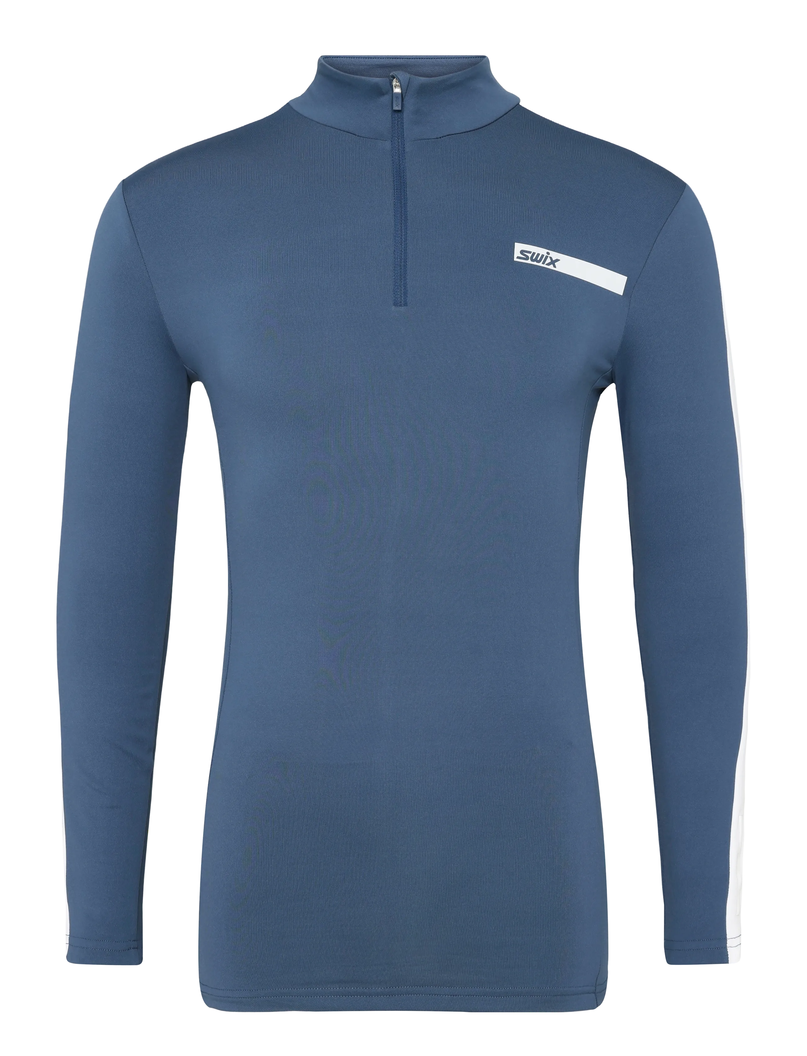 Swix Roadline NTS Half Zip Baselayer Top W - Base layers - 75401-LAKE BLUE/BRIGHT WHITE / blue