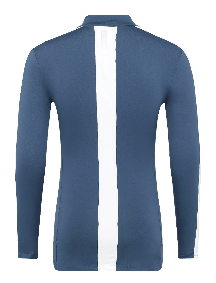 Swix - Roadline NTS Half Zip Baselayer Top W - funktionsunterwäsche - oberteile - 75401-lake blue/bright white - 1