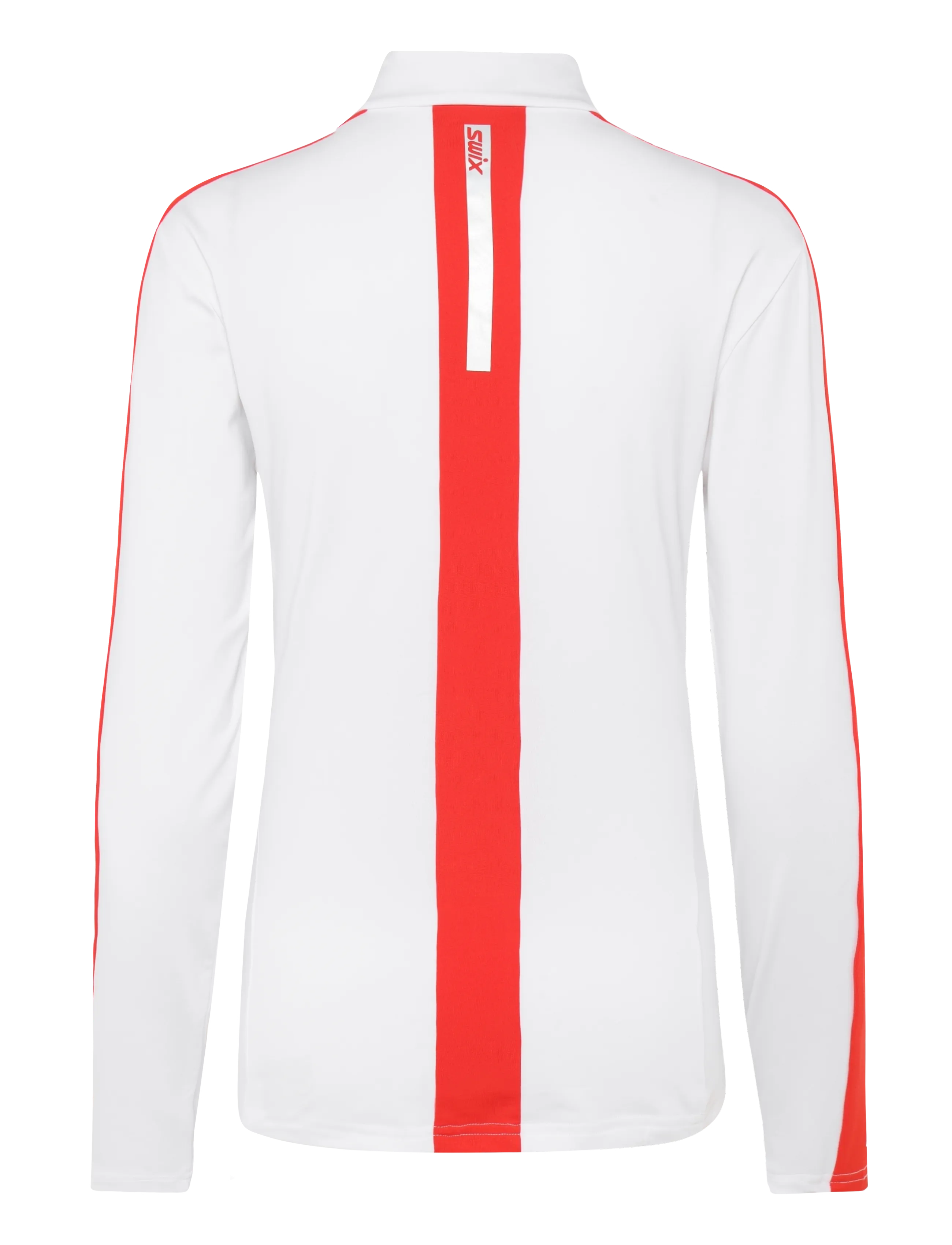 Swix - Roadline NTS Half Zip Baselayer Top W - 00035-bright white/fiery red - 1