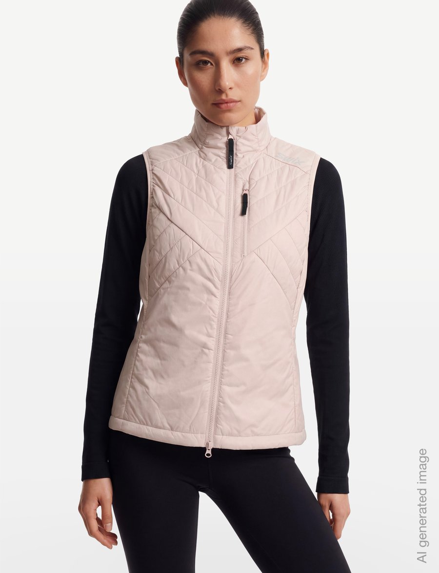Swix - Pace Insulated Vest W - 97100-peach whip - 3