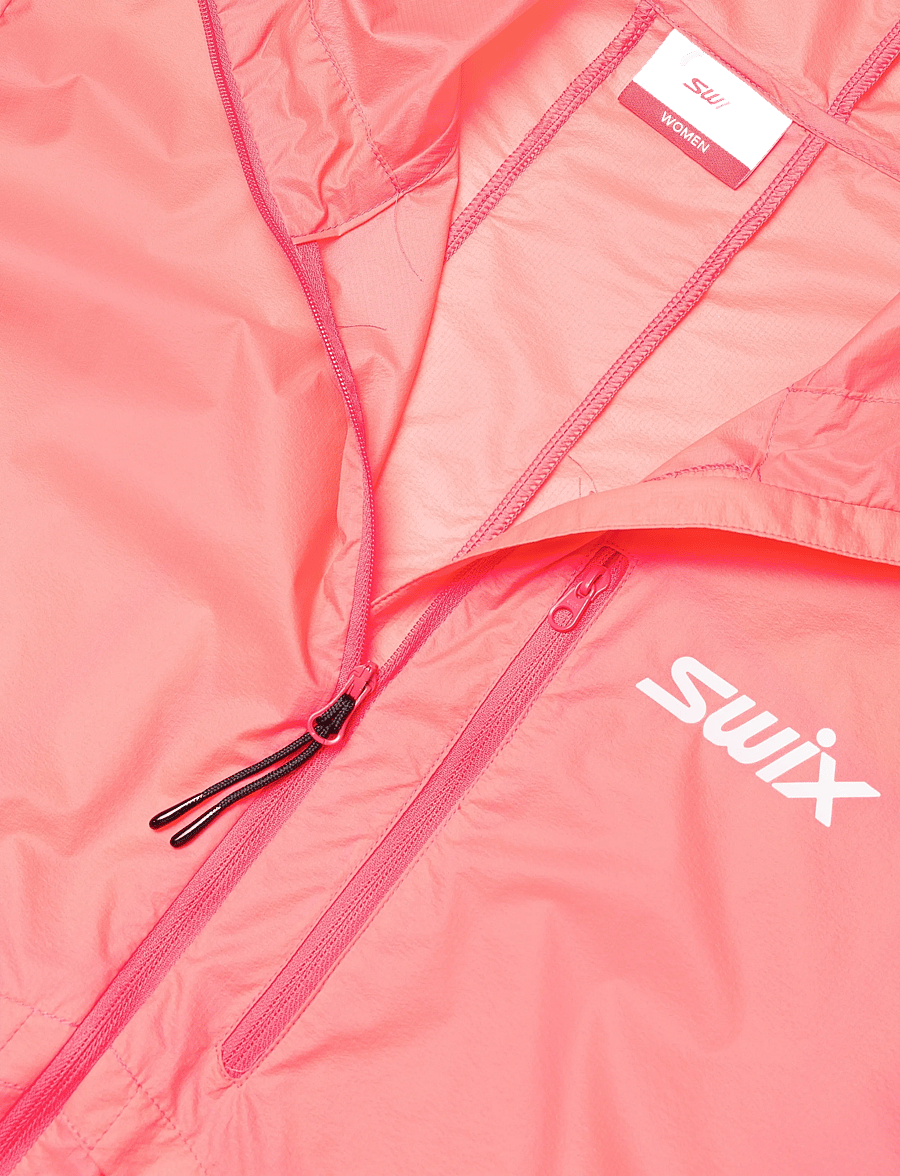 Swix - Pace Wind Light Hooded Jacket W - trainingsjacken - 91002-cayenne - 2