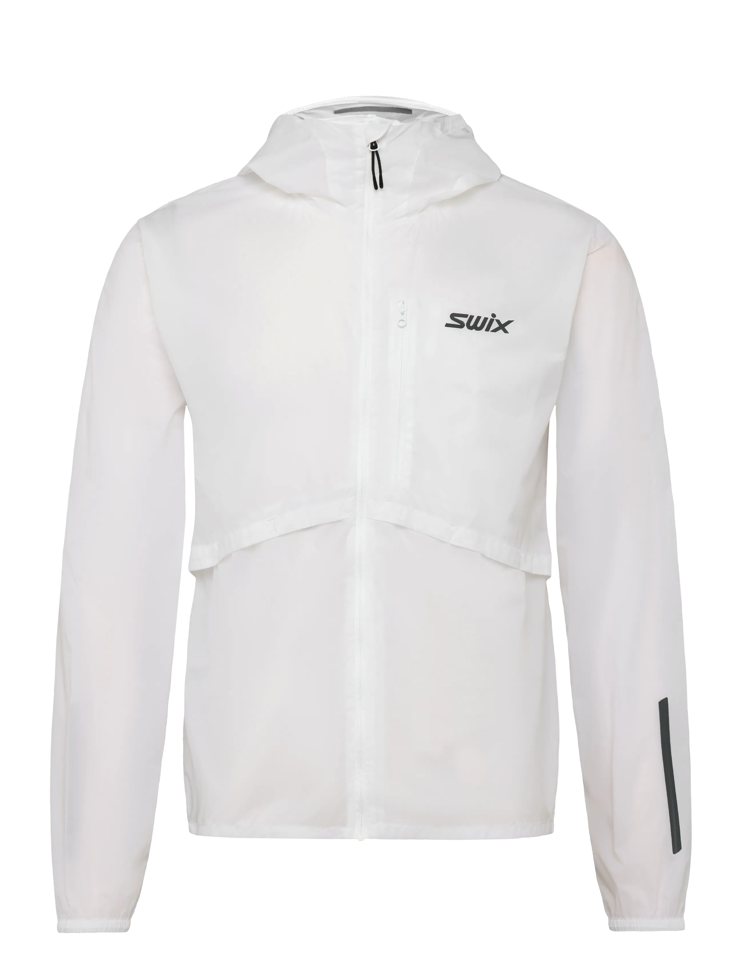 SWIX Pace Wind Hell Hooded Jacke M Weiß - S - Herren