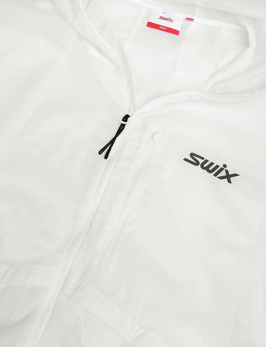 Swix - Pace Wind Light Hooded Jacket M - friluftsjakker - 00000-bright white - 2