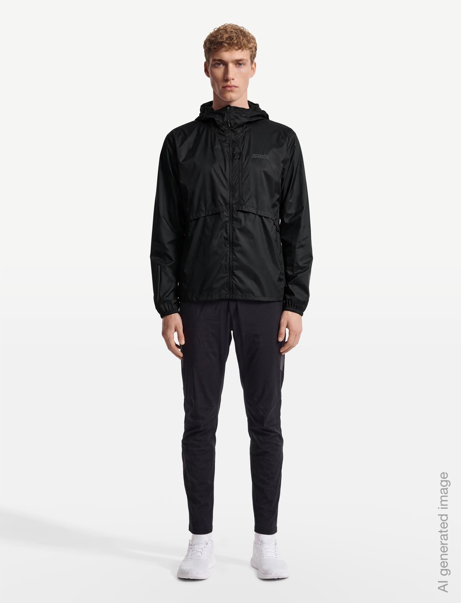 Swix - Pace Wind Light Hooded Jacket M - outdoor jacken - 10000-black - 0