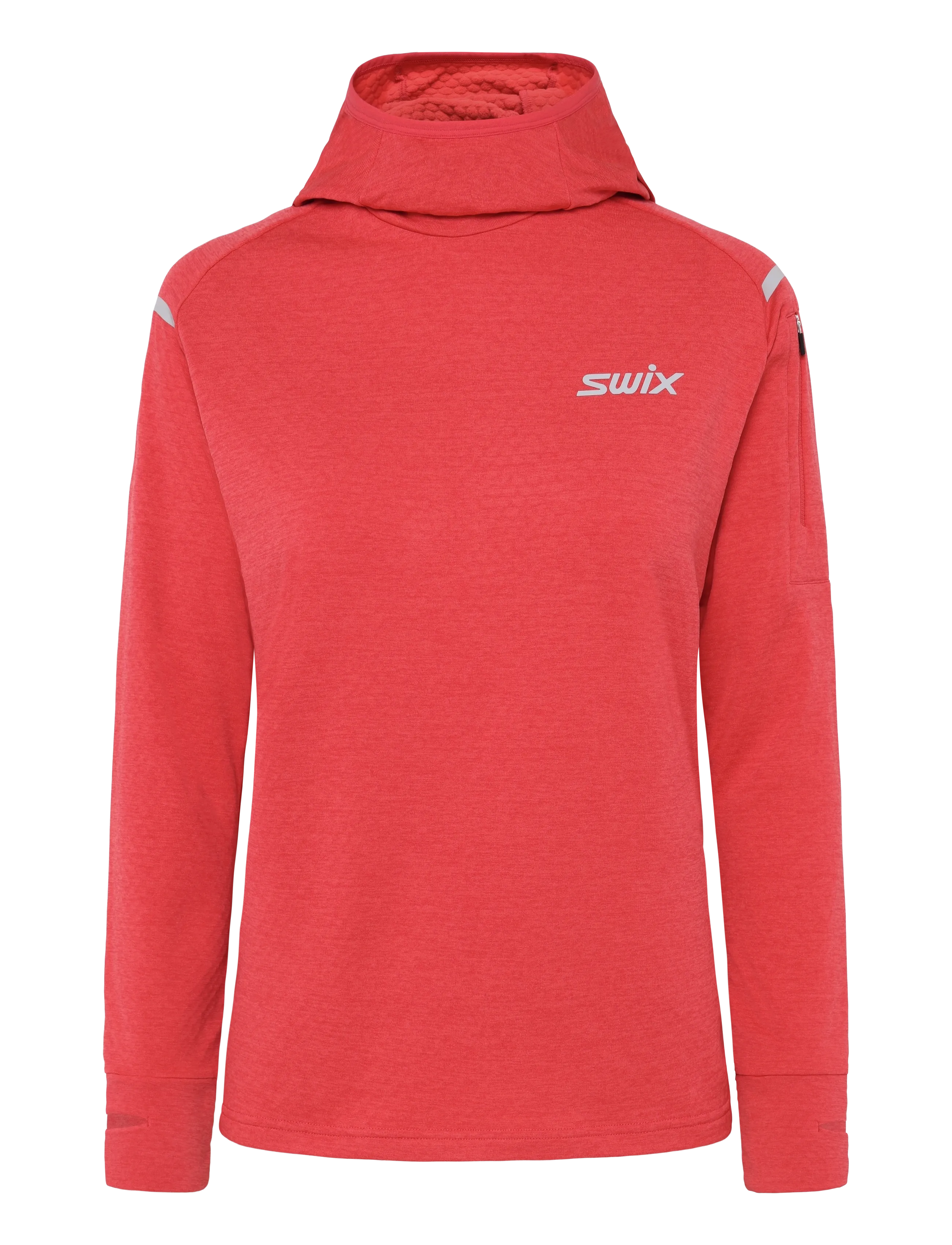 Swix Pace Midlayer Hooded W - Swix - 91002-CAYENNE / red