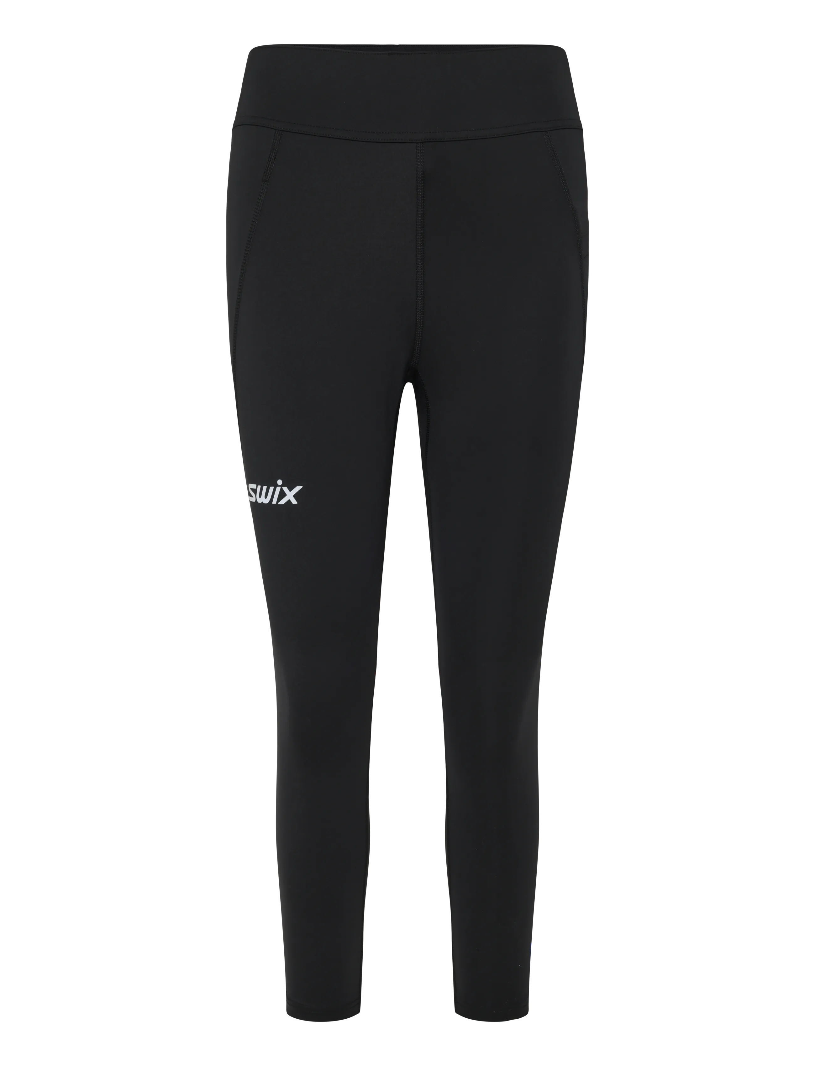 Swix Pace High Waist Cropped Tights W - Tights - 10000-BLACK / black