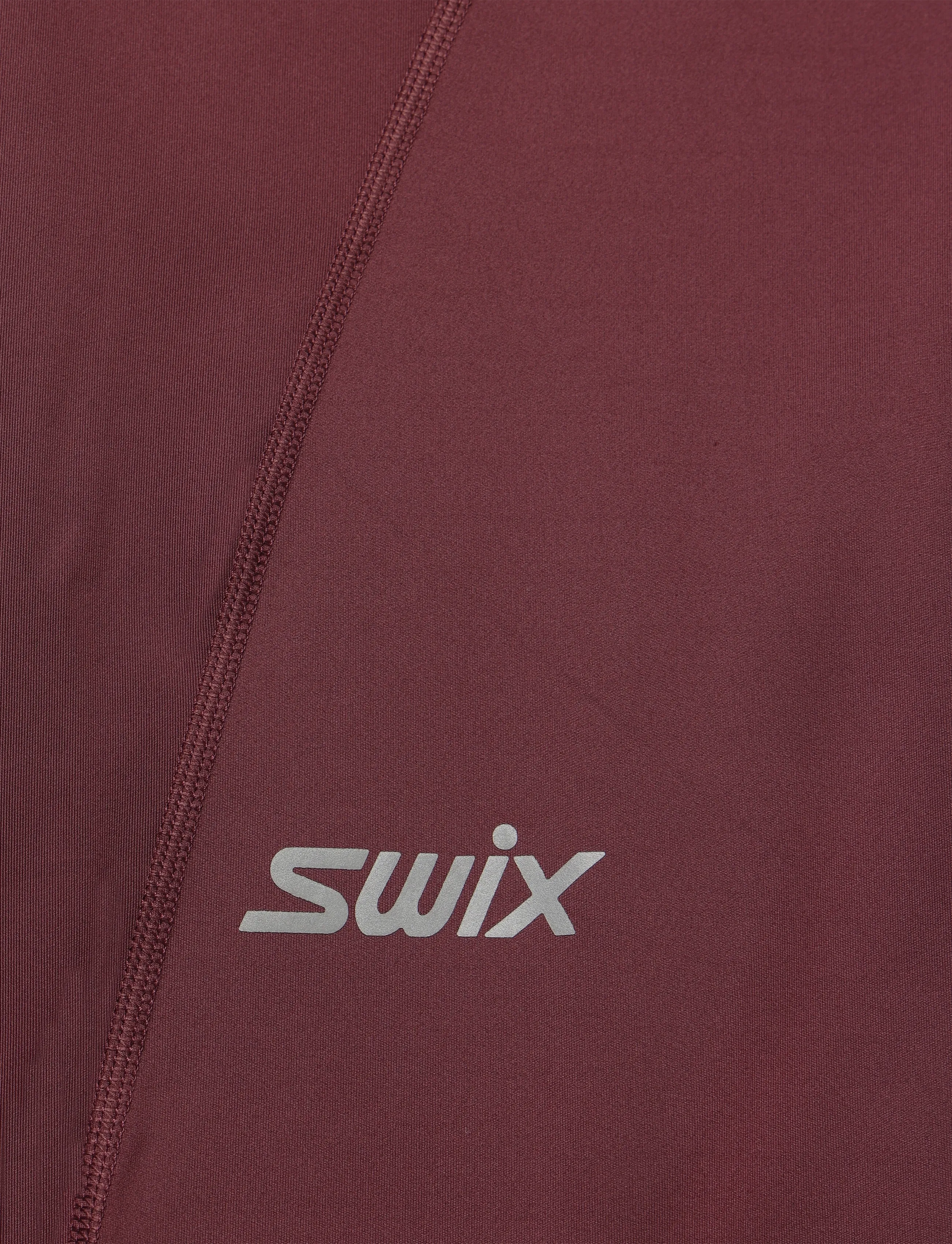 Swix - Pace High Waist Cropped Tights W - 80954-plum - 2