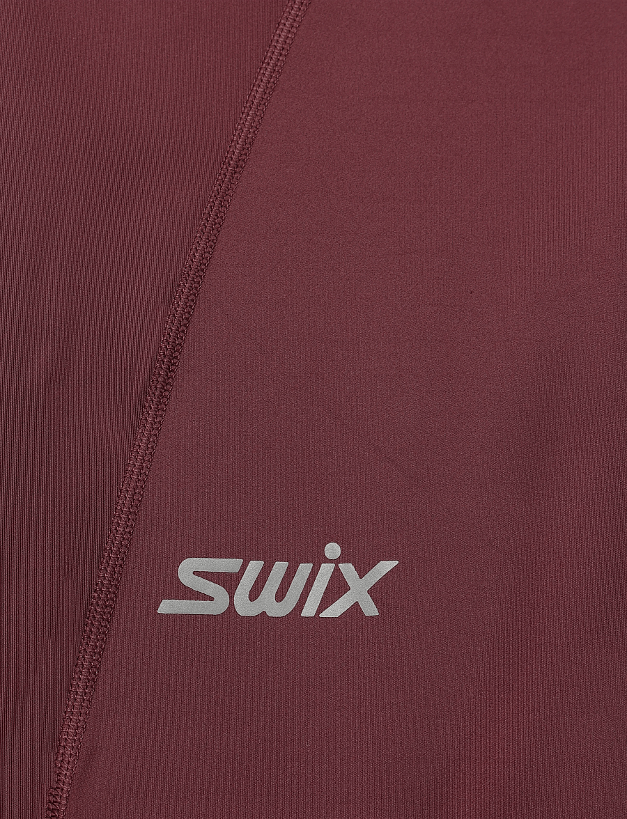 Swix - Pace High Waist Cropped Tights W - lauftights - 80954-plum - 2