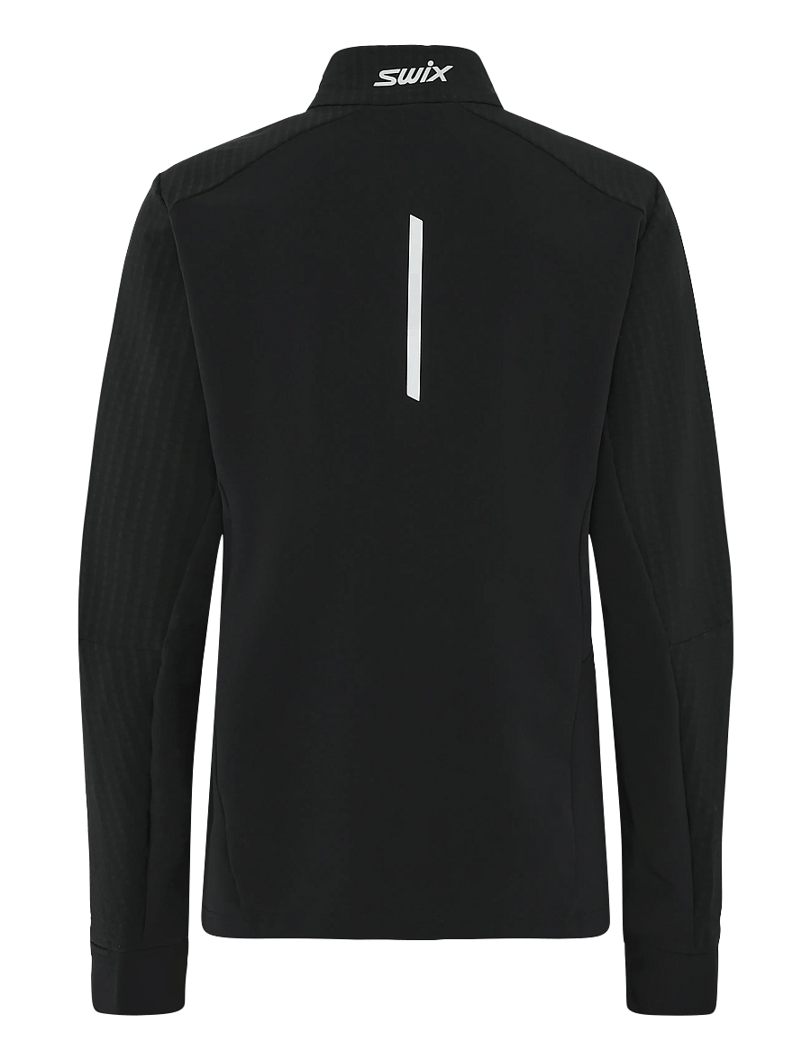 Swix - Pace Hybrid Full Zip Midlayer W - trainingsjacken - 10000-black - 1