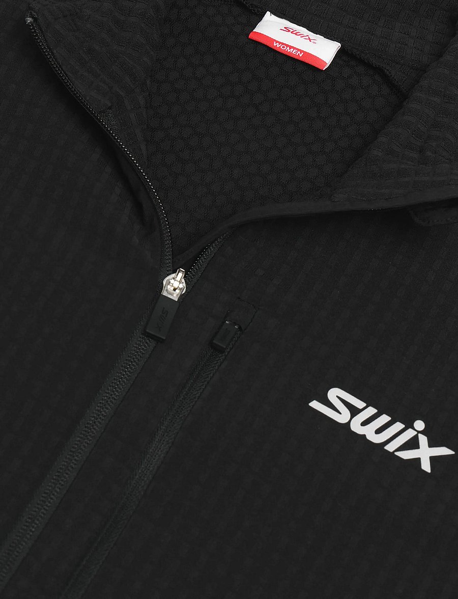 Swix - Pace Hybrid Full Zip Midlayer W - trainingsjacken - 10000-black - 2