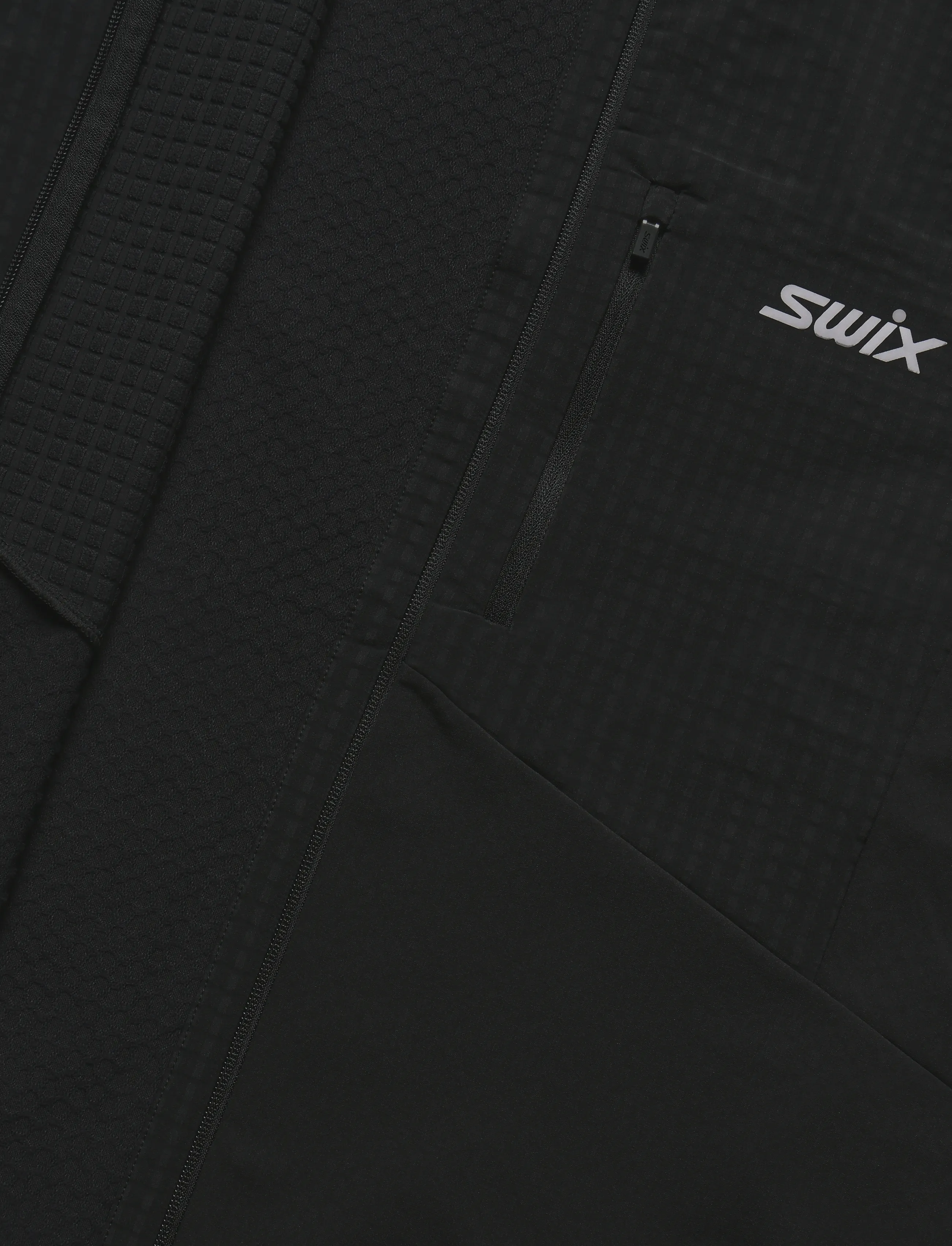 Swix - Pace Hybrid Full Zip Midlayer W - sportjacken - 10000-black - 4