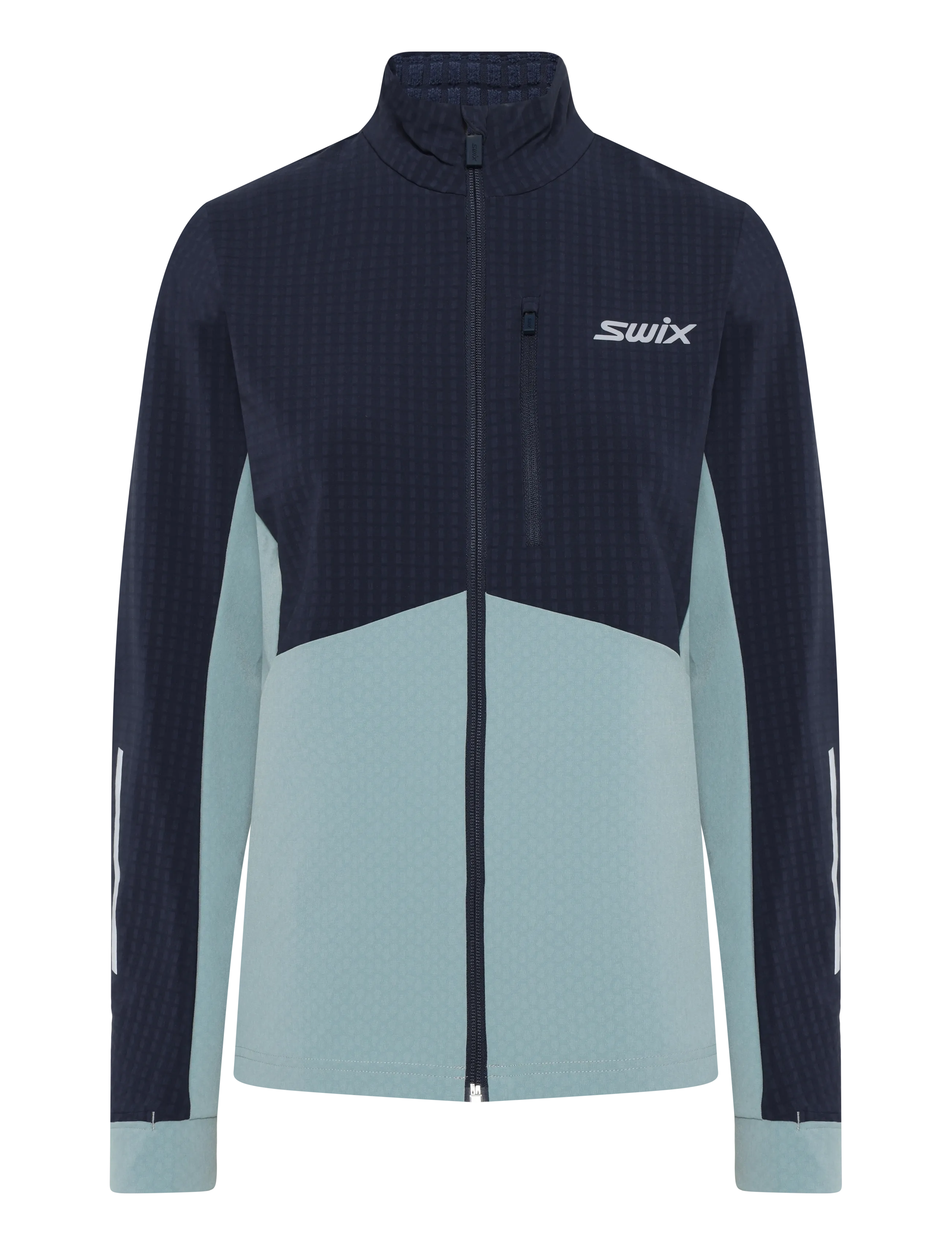 Swix Pace Hybrid Full Zip Midlayer W - Jacken - 75114-DARK NAVY/FOG / navy