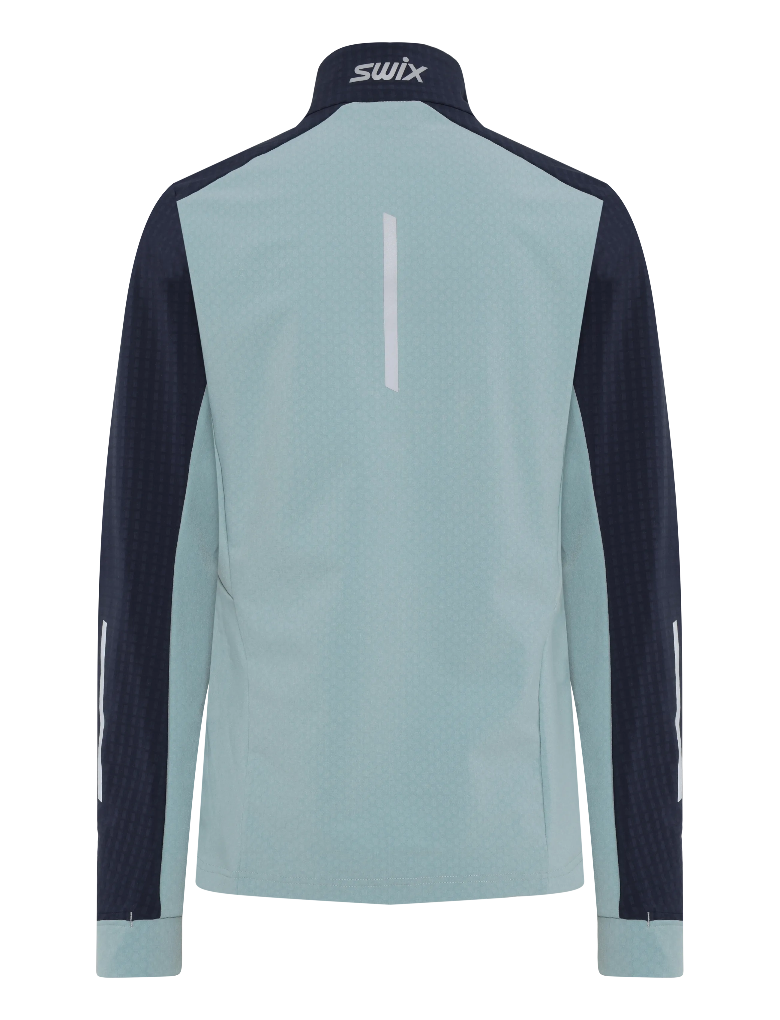 Swix - Pace Hybrid Full Zip Midlayer W - 75114-dark navy/fog - 1