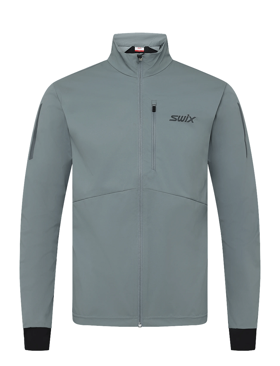 Swix - Pace Wind Jacket M - outdoor jacken - 71602-dark fog - 0