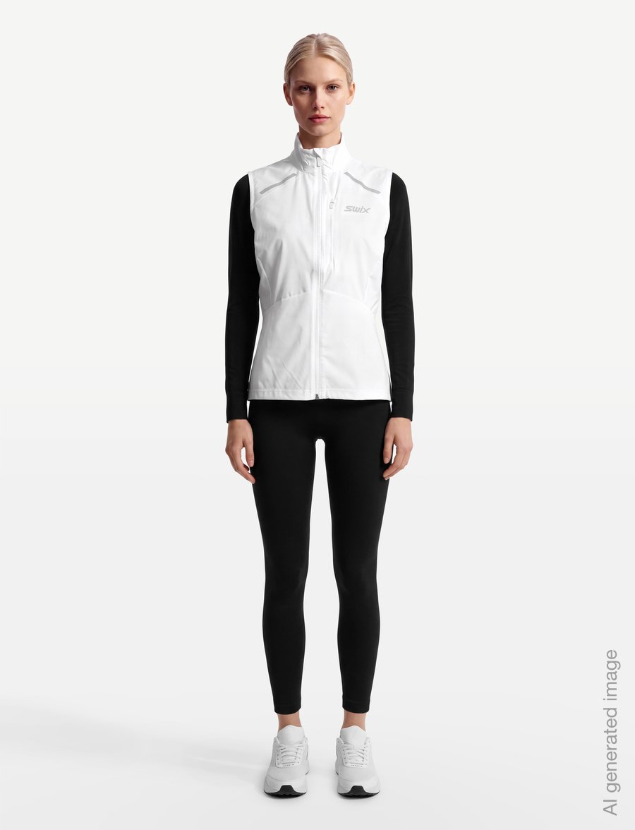 Swix - Pace Wind Vest W - outdoor - 00000-bright white - 0