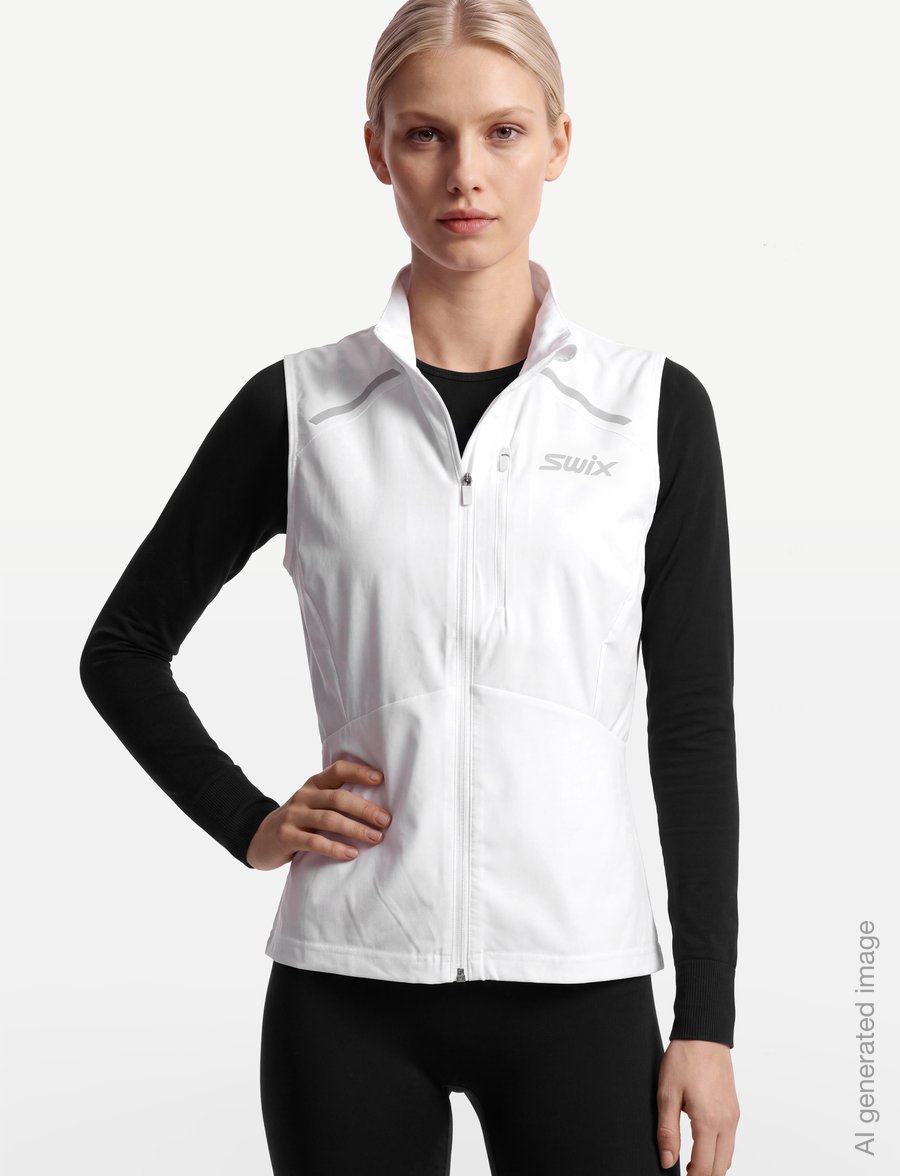 Swix - Pace Wind Vest W - outdoor - 00000-bright white - 3