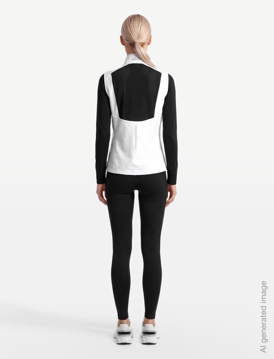 Swix - Pace Wind Vest W - outdoor - 00000-bright white - 4