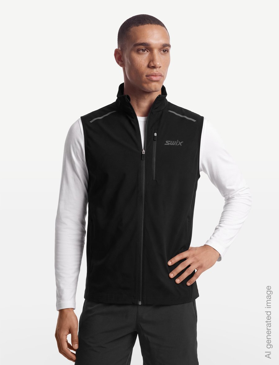 Swix - Pace Wind Vest M - clothing - 10000-black - 3
