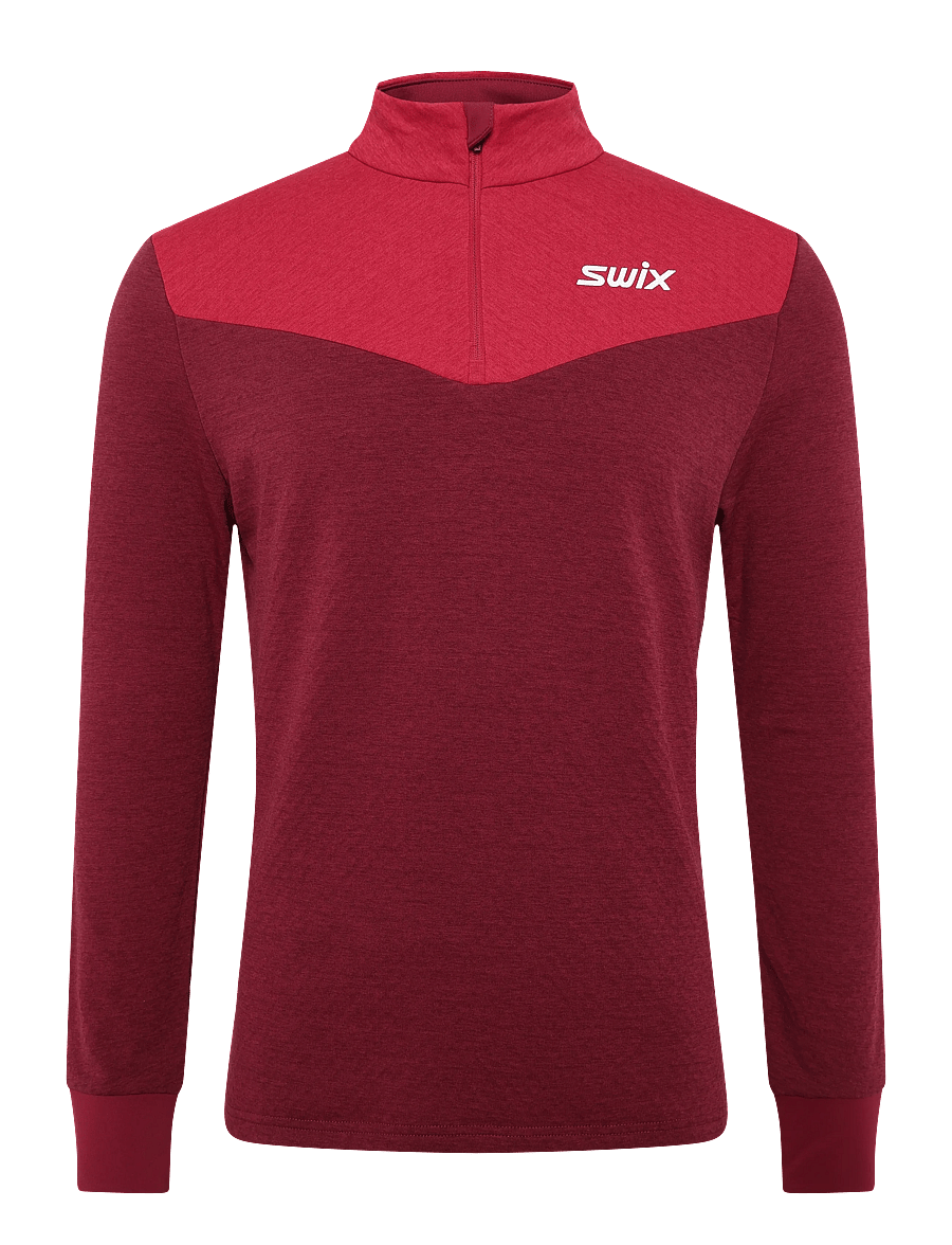 Swix - Nordic Midlayer M - 94306-rhubarb red/swix red - 0