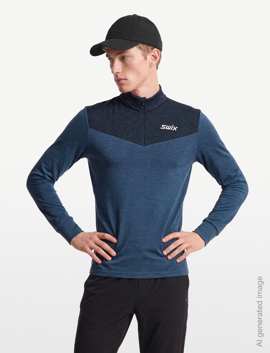 Swix - Nordic Midlayer M - 75400-lake blue - 3