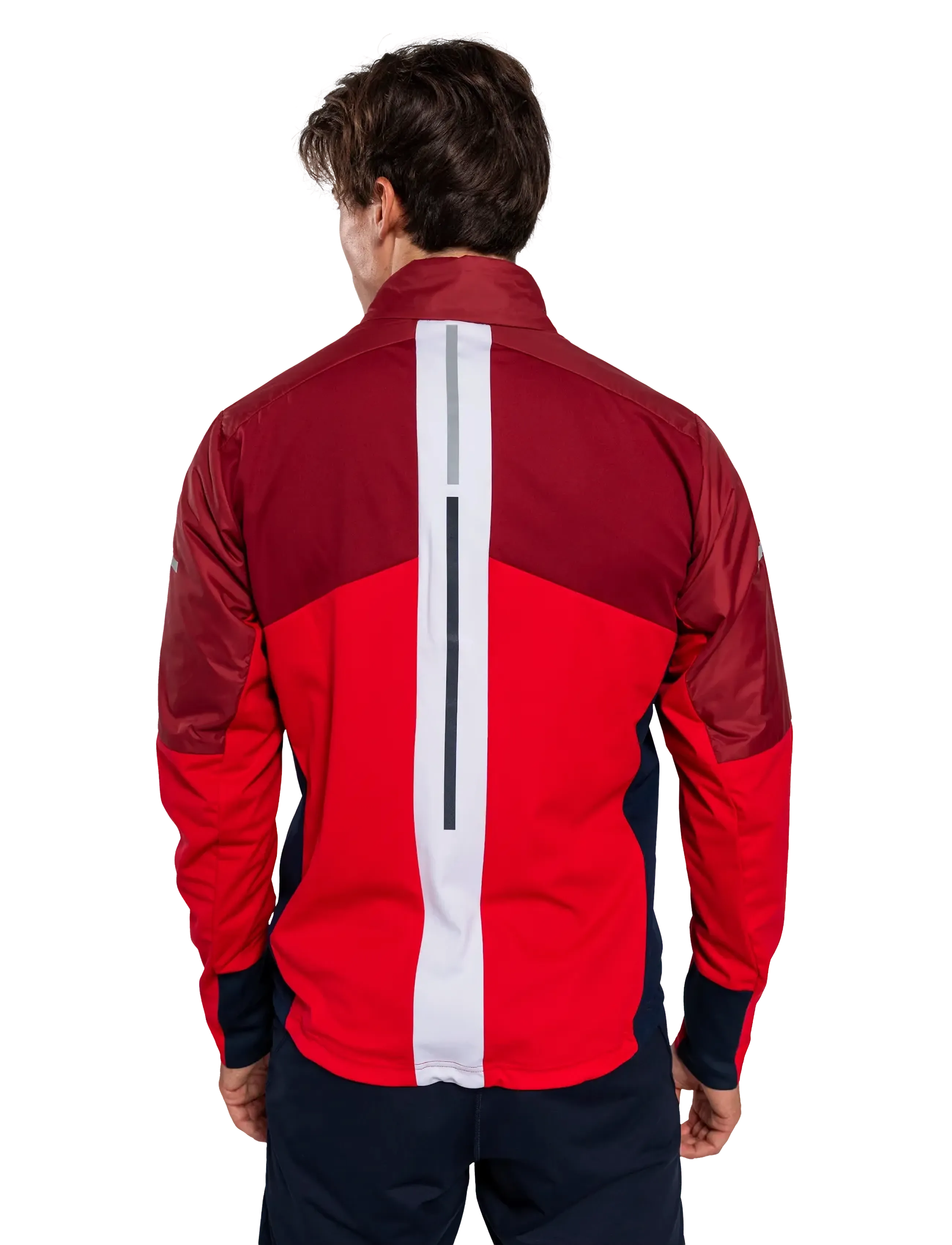 Swix - Nordic Warm Hybrid Jacket M - skijacken - 94306-rhubarb red/swix red - 3