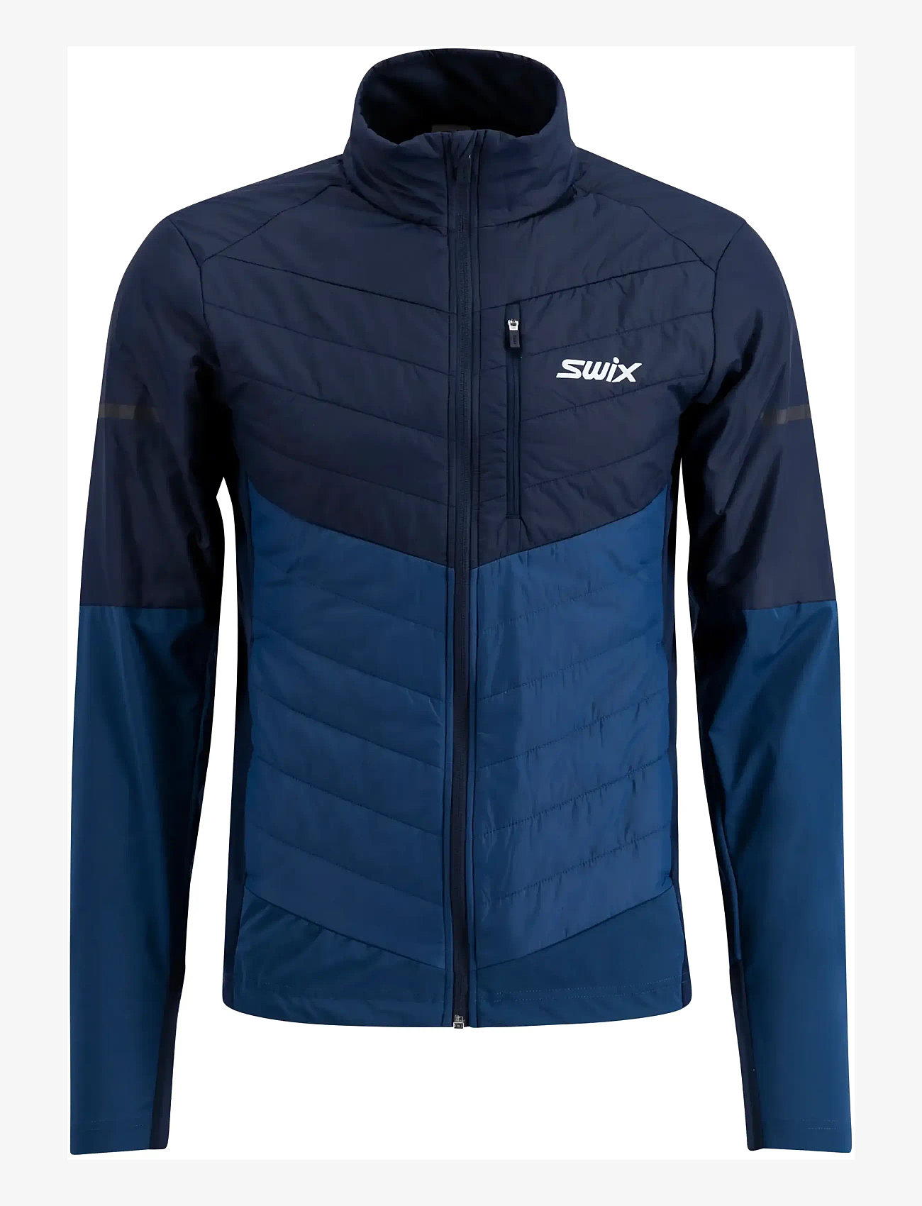 Swix - Nordic Warm Hybrid Jacket M - skijacken - 75404-lake blue/dark navy - 1