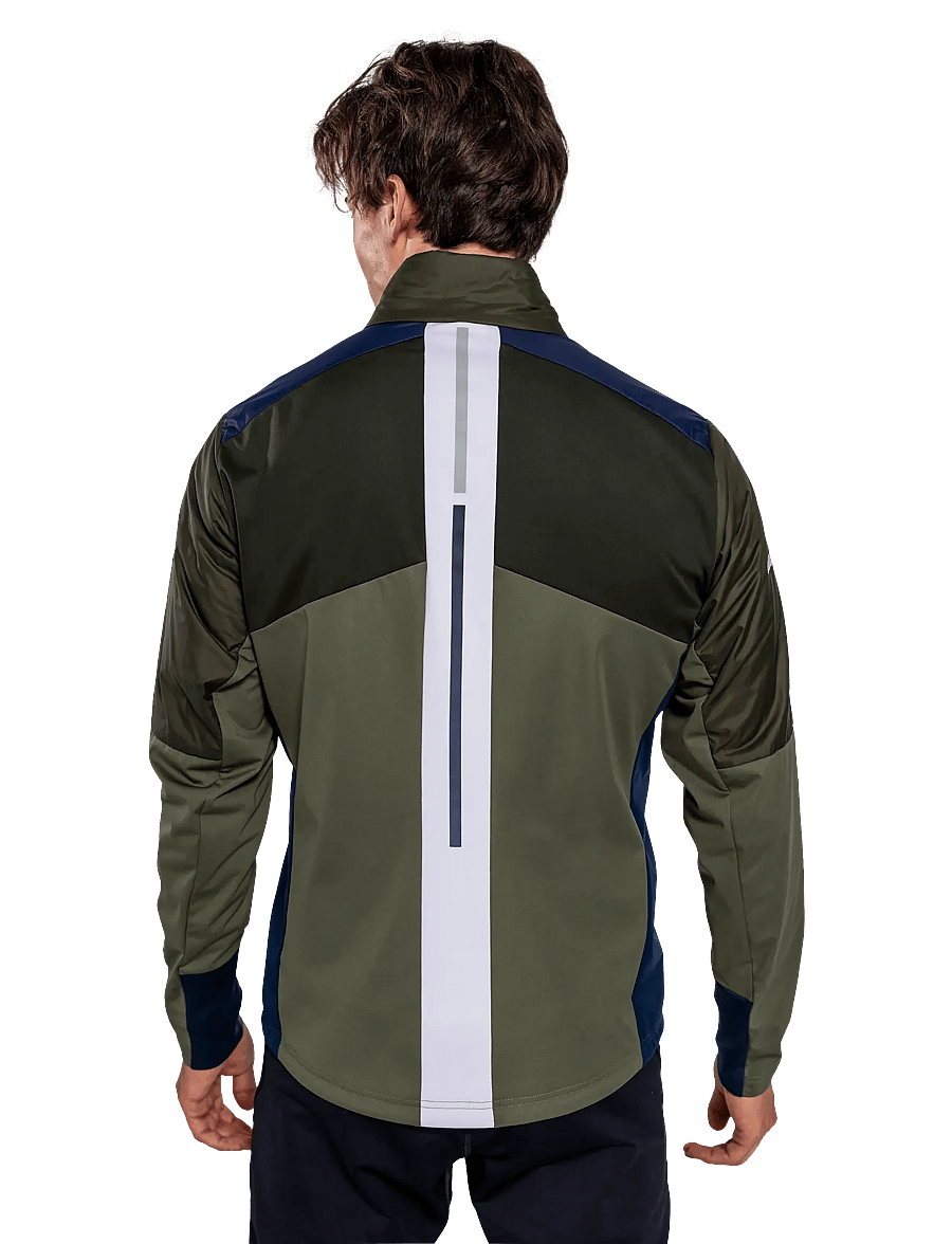 Swix - Nordic Warm Hybrid Jacket M - skijakker - 48101-olive/dark olive - 3