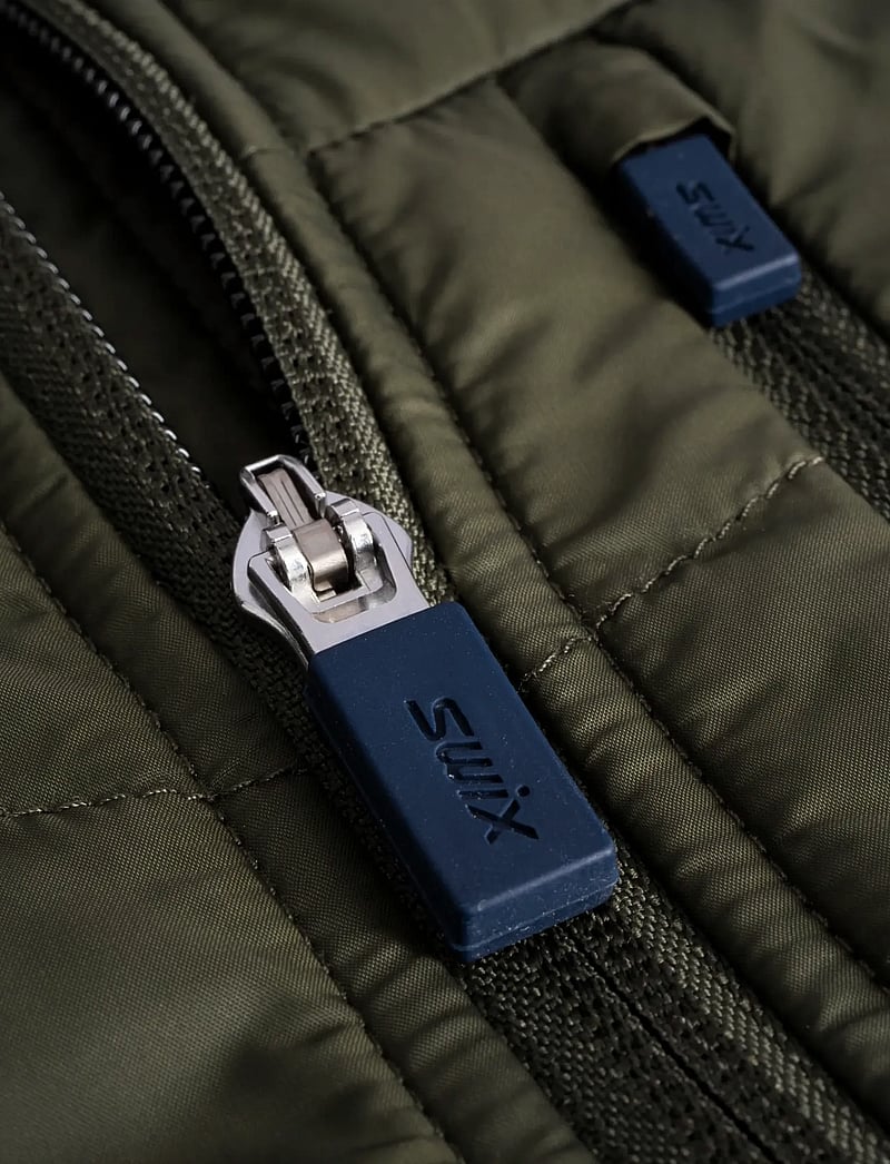 Swix - Nordic Warm Hybrid Jacket M - skidjackor - 48101-olive/dark olive - 5