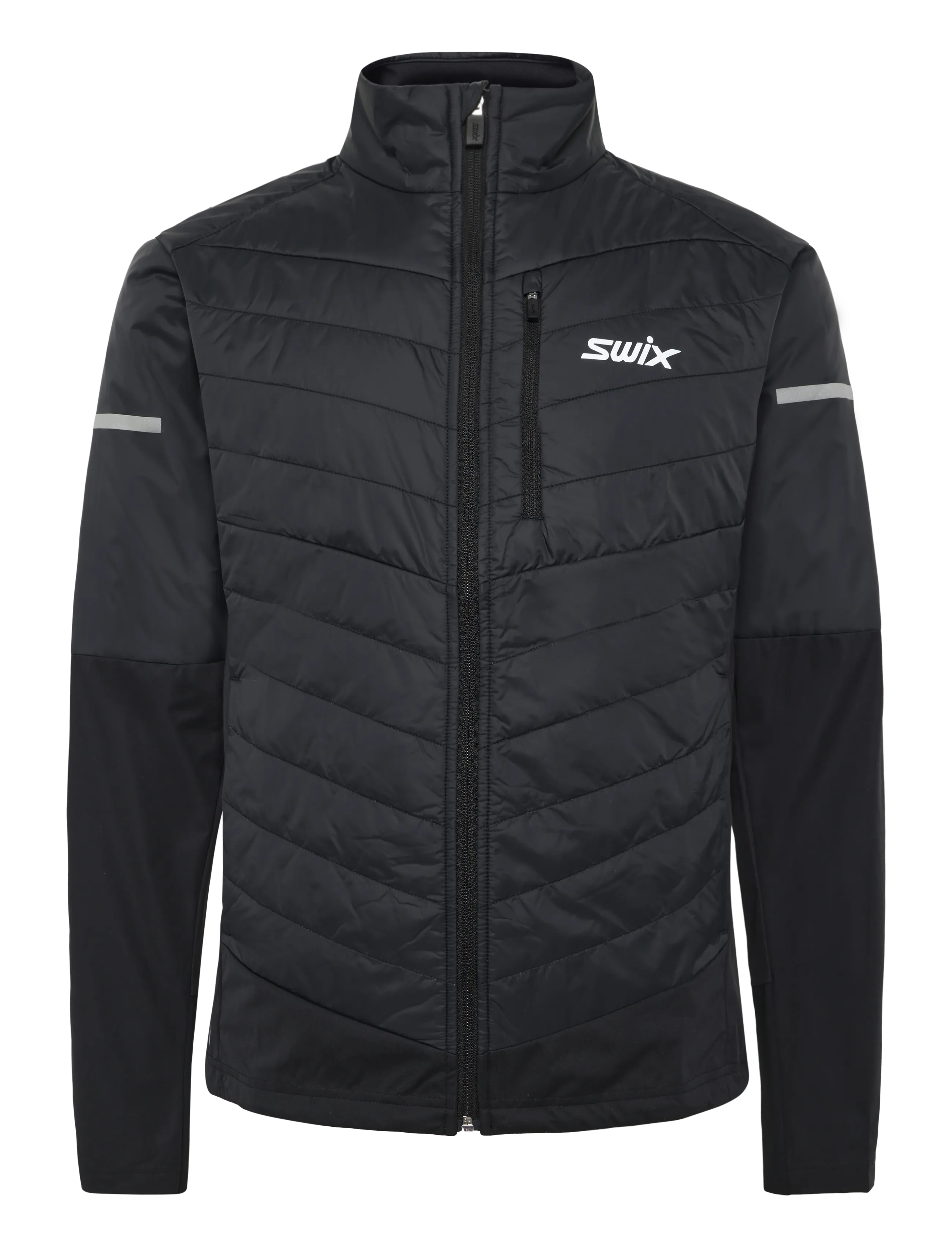 Swix Nordic Warm Hybrid Jacket M, Mænd, Varm Hybridjakke, Sort, Str: S