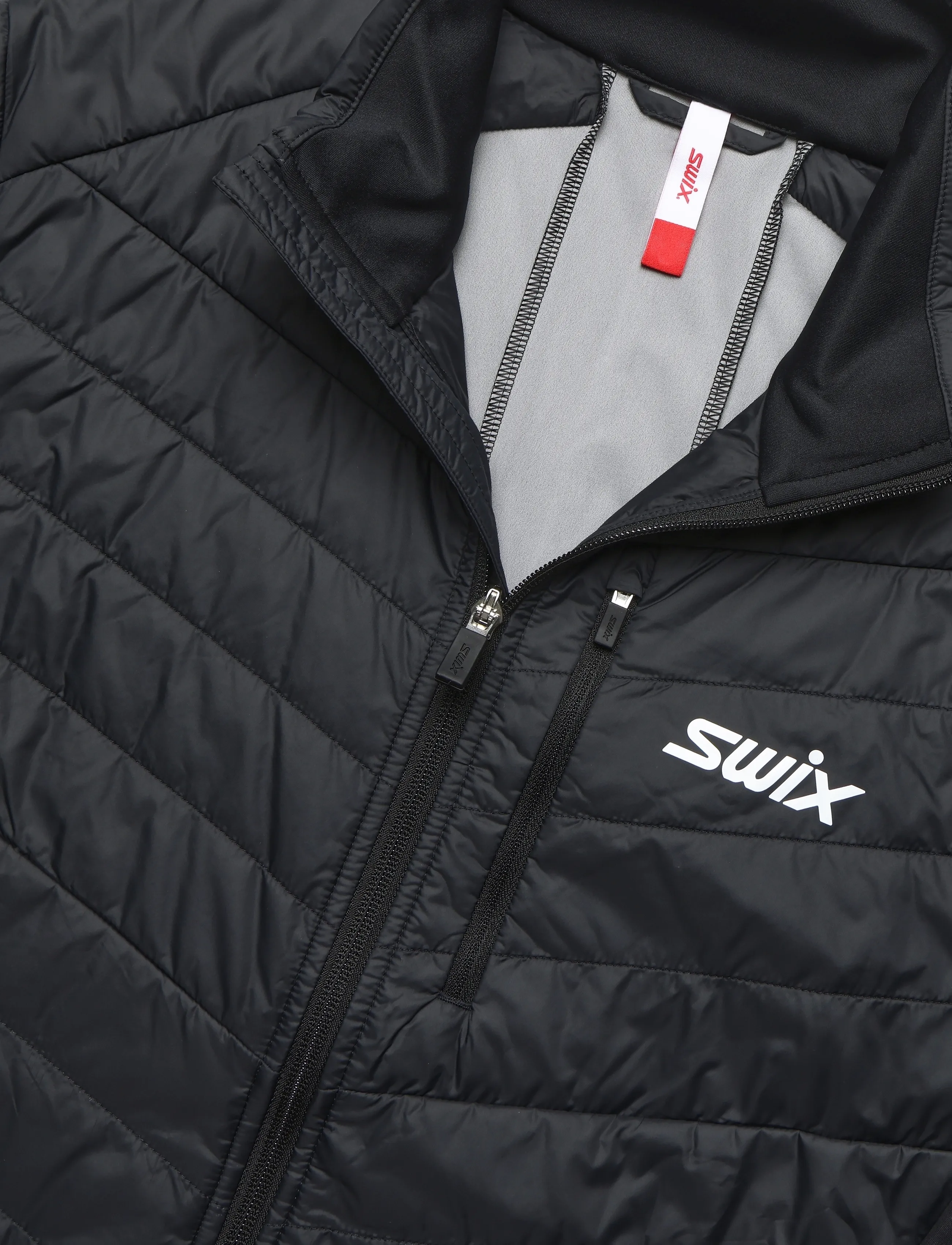 Swix - Nordic Warm Hybrid Jacket M - skijacken - 10120-jet black - 2
