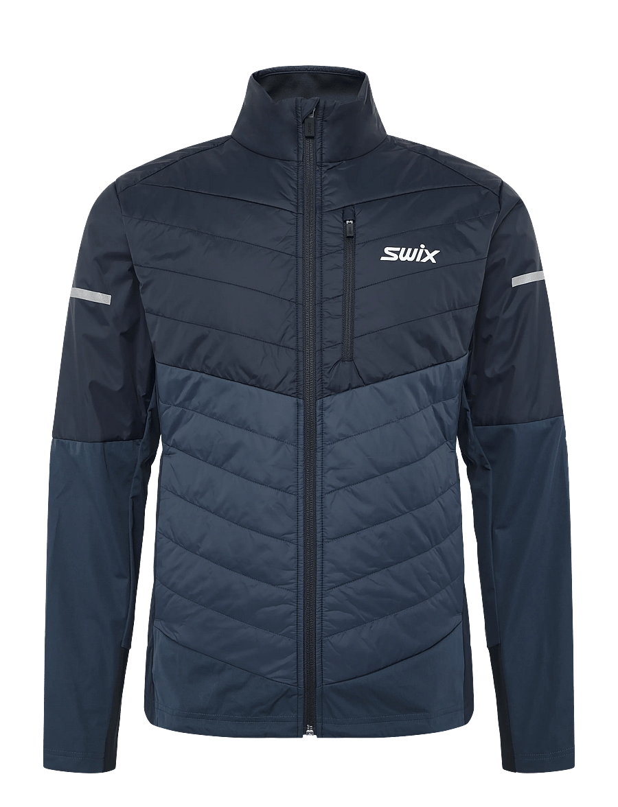 Swix - Nordic Warm Hybrid Jacket M - skijacken - 75400-lake blue - 0