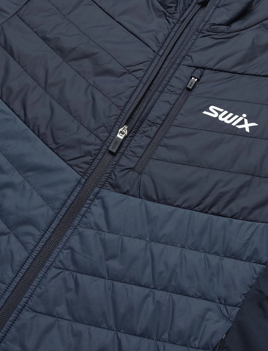 Swix - Nordic Warm Hybrid Jacket M - skijacken - 75400-lake blue - 3