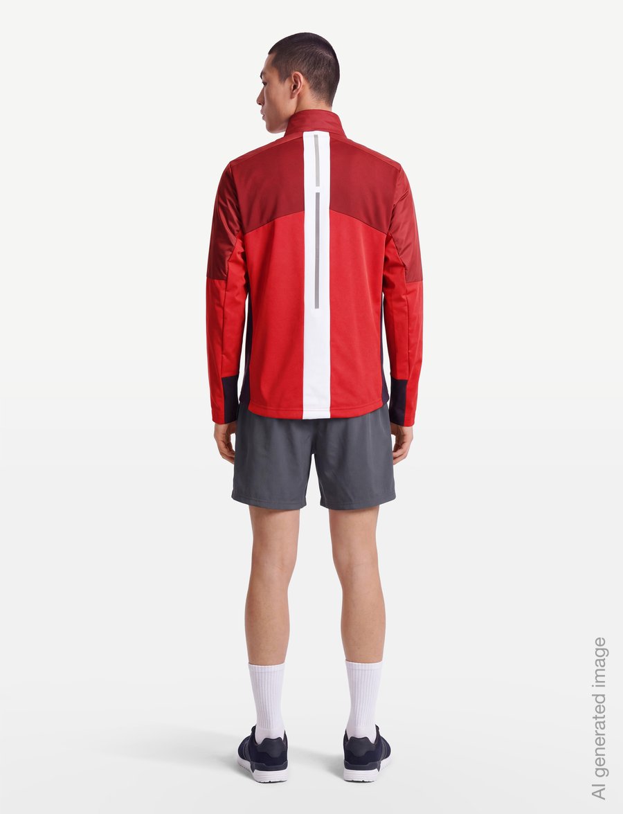 Swix - Nordic Warm Hybrid Jacket M - 94305-rhubarb red - 4
