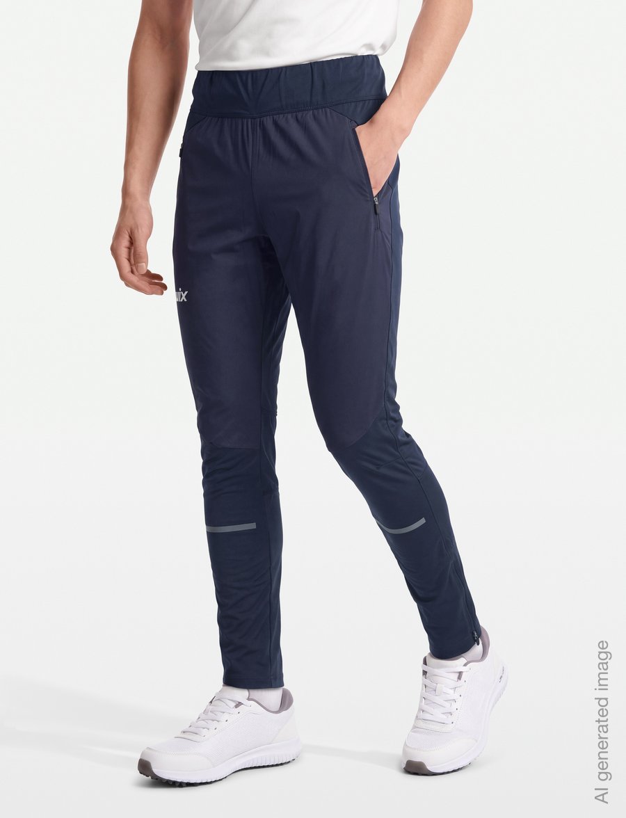 Swix - Nordic Warm Hybrid Pants M - træningsbukser - 75100-dark navy - 3