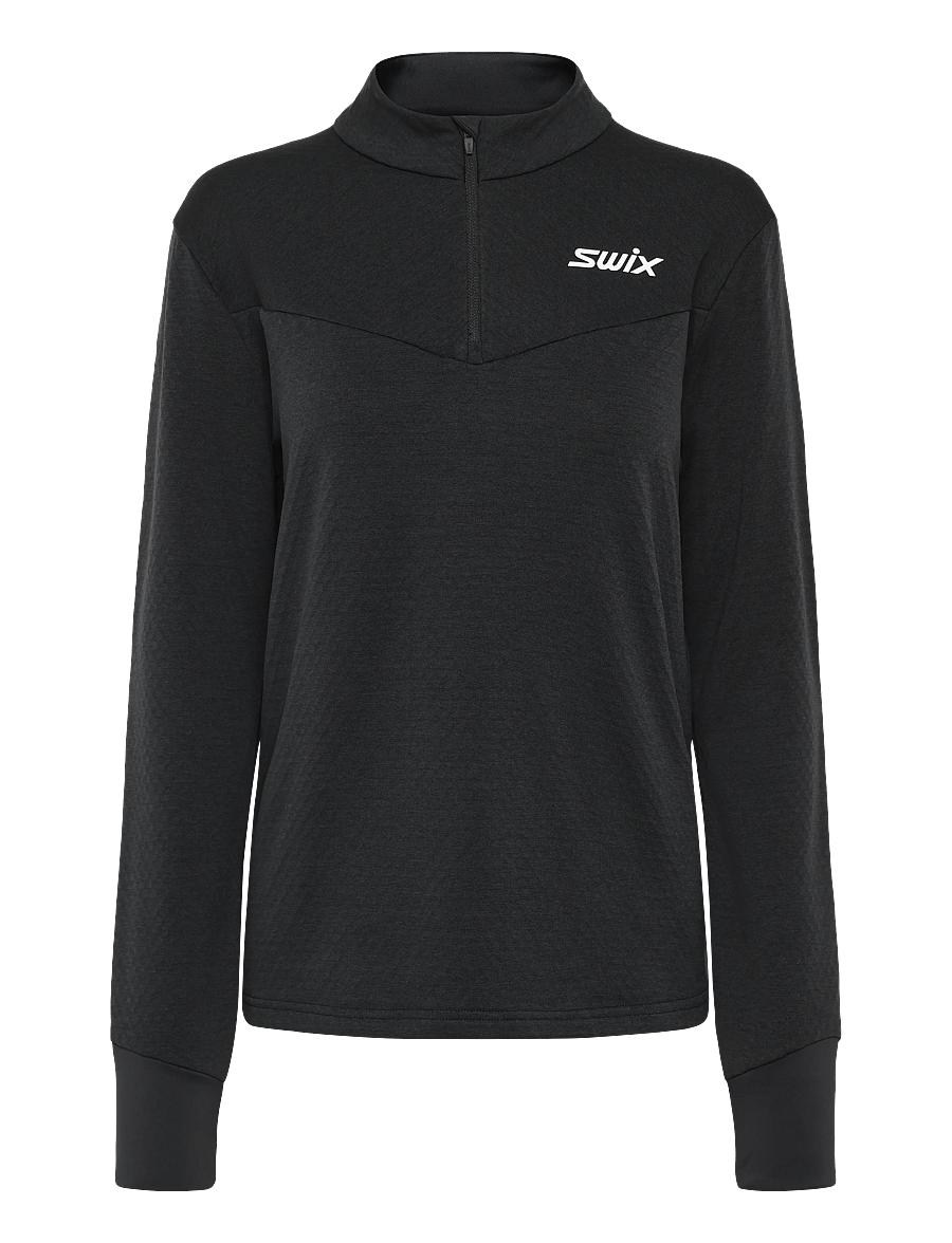 Swix - Nordic Midlayer W - pikkade varrukatega alussärgid - 10120-jet black - 0