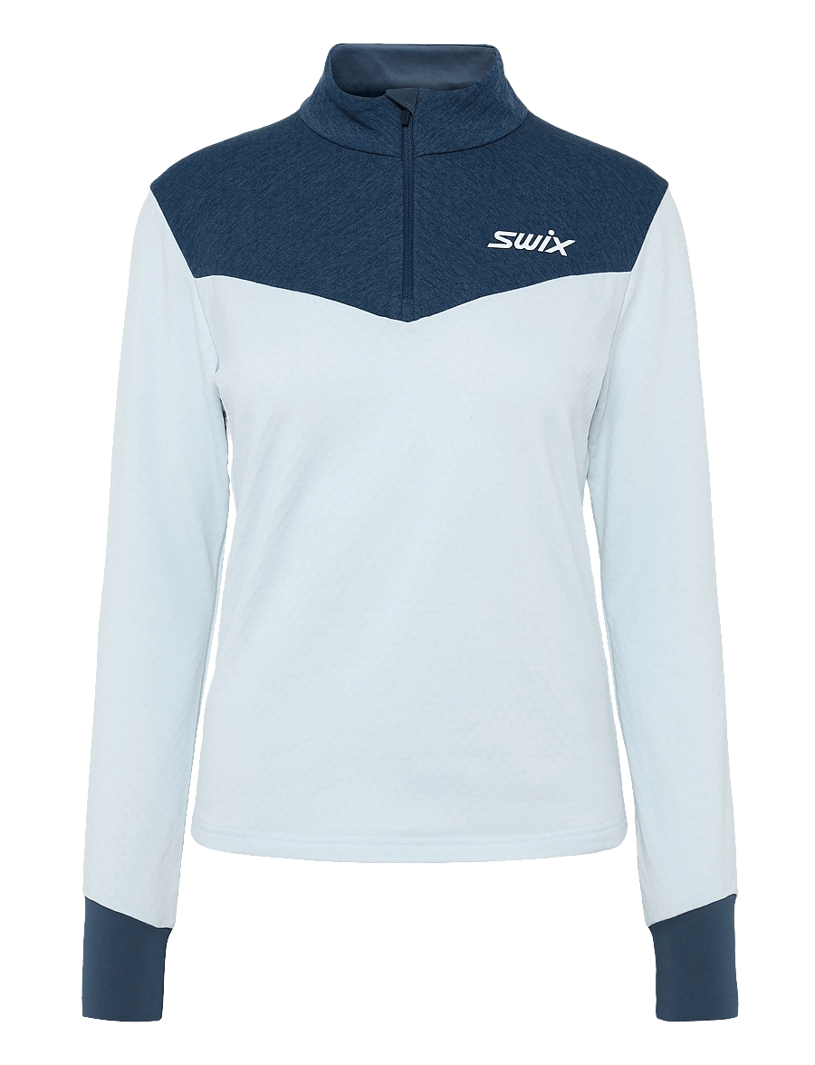 Swix - Nordic Midlayer W - langarmshirts - 71022-ballad blue - 0